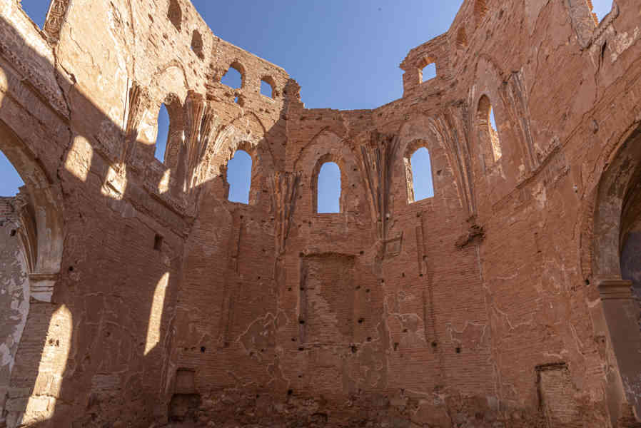 Zaragoza - Belchite 19 - Pueblo Viejo - iglesia de San Martín de Tours